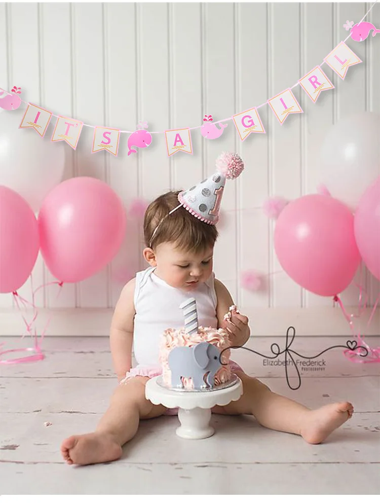 Детское украшение для душа КИТ его девушка баннер мальчиков вечерние декорация с