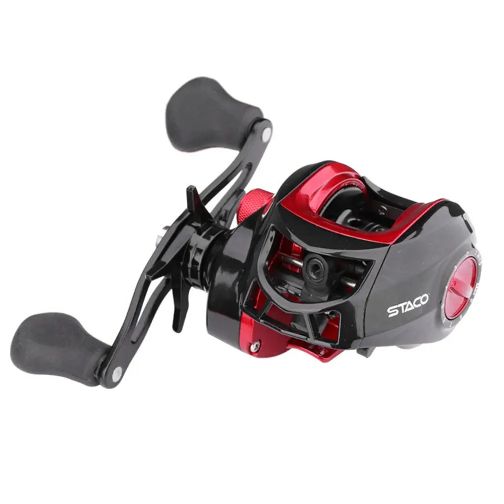 

Baitcasting Reel Magnetic Brake System Reel 4+1BB Carbon Steel 7.2:1 High Speed Fishing Reel For Carp Reel Fishing Accessories