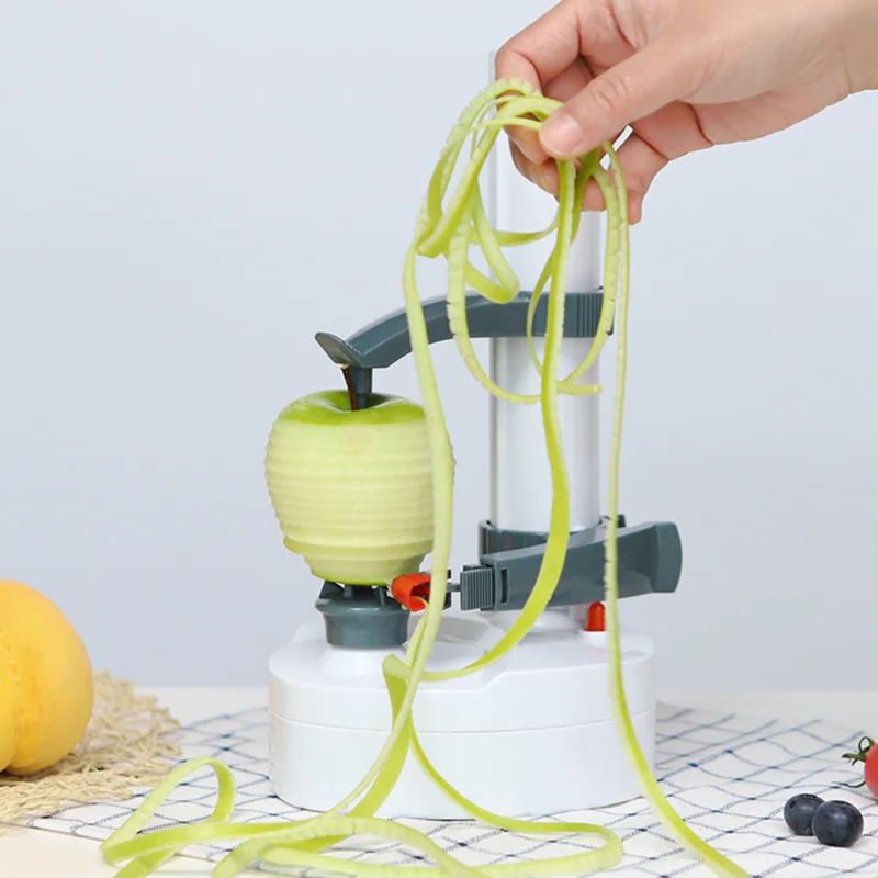Pelapatate elettrico multifunzione automatico pera mela sbucciatore gadget da cucina grattugia frutta casa pelapatate strumento
