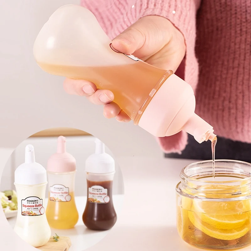 350 мл бутылка для кетчупа с крышкой пластиковый инструмент украшения тортов