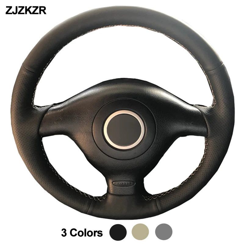 

Car Auto Steering-Wheel Cover For Volkswagen VW Golf 4 1998-2004 Passat B5 1996-2005 Polo 1999-2002 Seat Leon 1999-2004 Volant