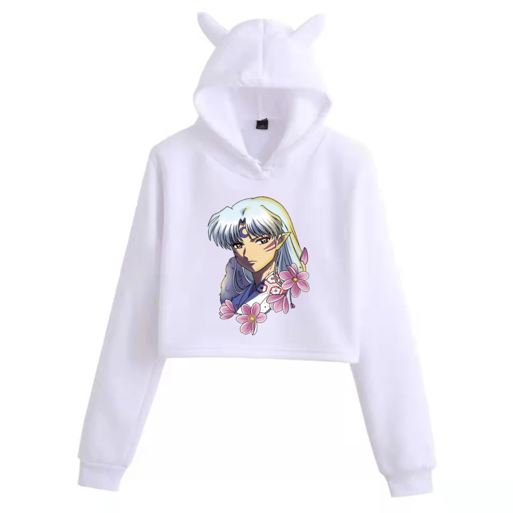 

Anime InuYasha Hoodie Fashion Pullovers Tops Cute Casual Loose Woman Sweatshirt