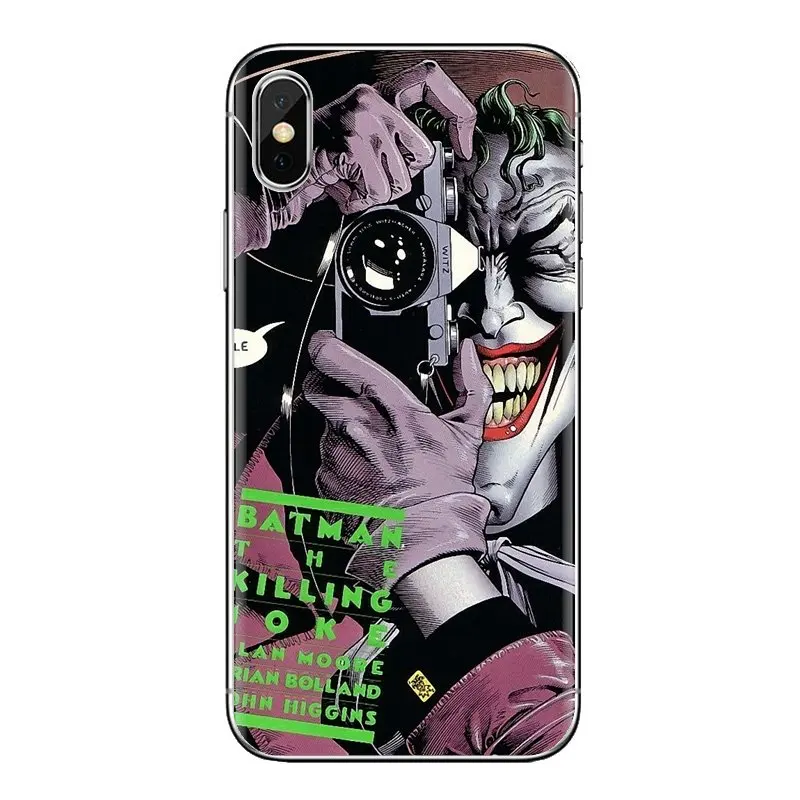 Для huawei mate Honor 4C 5C 5X6X7 7A 7C 8 9 10 8C 8X20 Lite Pro прозрачные чехлы из ТПУ чехол Arkham Origins Joker Batman