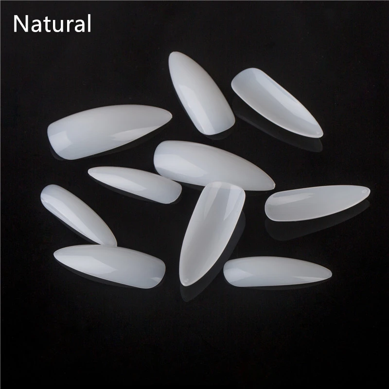 100 шт./кор. накладные для Неил арта украшения кончиков ногтей французские балетки