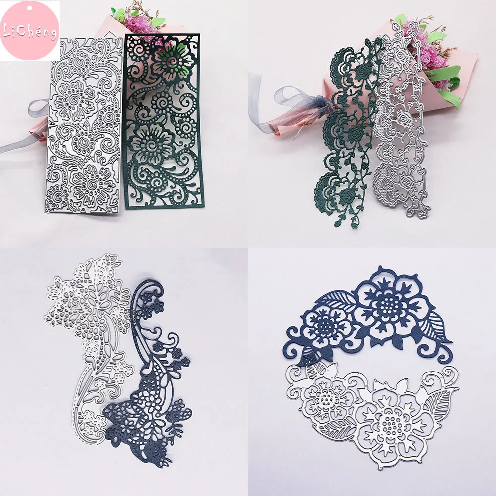 Lace For Crafts Cutting Dies Flowers Metal Cut Die Scrapbook Cutting Knife Scrapbooking Dies Sale Templates Stencil Crafts Diy