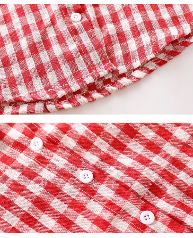 

Girls Clothes Sets Spring 2021 Long Sleeve Plaid Shirts + Rompers Pants Kids Fashion Children Clothing Suits Teen 7 10 12 13 Yrs