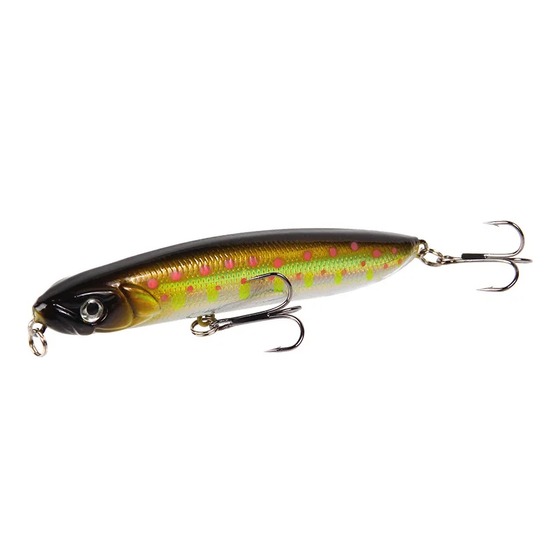 

1 Pcs Sinking Floating Pencil Fishing Lure 95mm 18g 3D eyes shaking Fish Lures Artificial Hard Bait Pesca Fishing Tackle