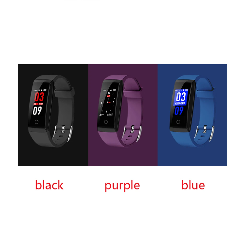 

Smart Color Screen Heart Rate Monitor Woman Watch Tracker Pedometer Smart Wristband Bracelets Fitness Tracker