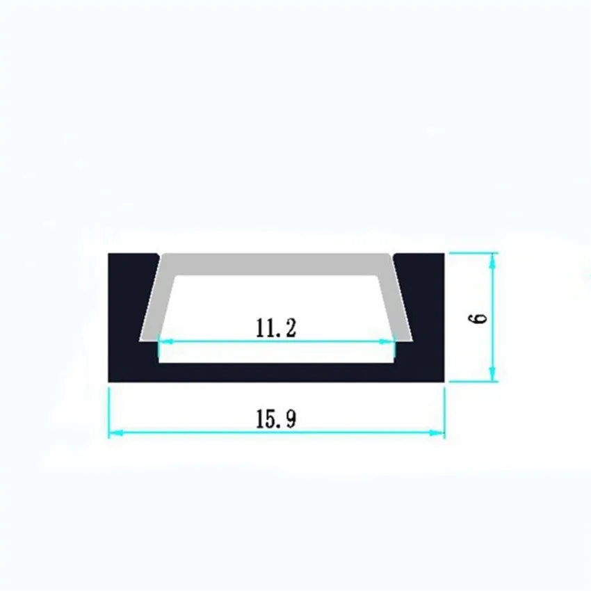 

Free Shipping Top Sale Led Aluminium Profile Convoy Led Bar Super Slim 11mm Channel Recessed Aluminum Profile with Flange Strip