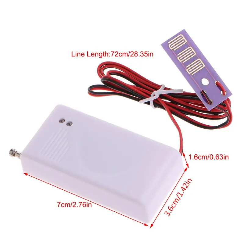 

1 PC 433MHz Wireless Water Leakage Sensor Leak Detector For Home Security Alarm
