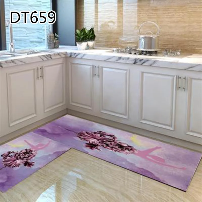 1PCS Anti-slip Doormat Kitchen Geometric Printed Doormat For Living Room Bedroom Home Decor Popular Washable Simple Door Mat - Цвет: 17