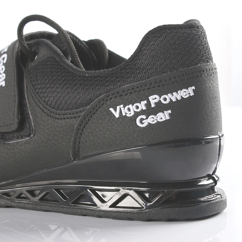 Vigor Powe Gear High Quality Weight Lifting Shoes For Suqte Power Lifting Exercise Training Leather Non Slip Weightlifting Shoe