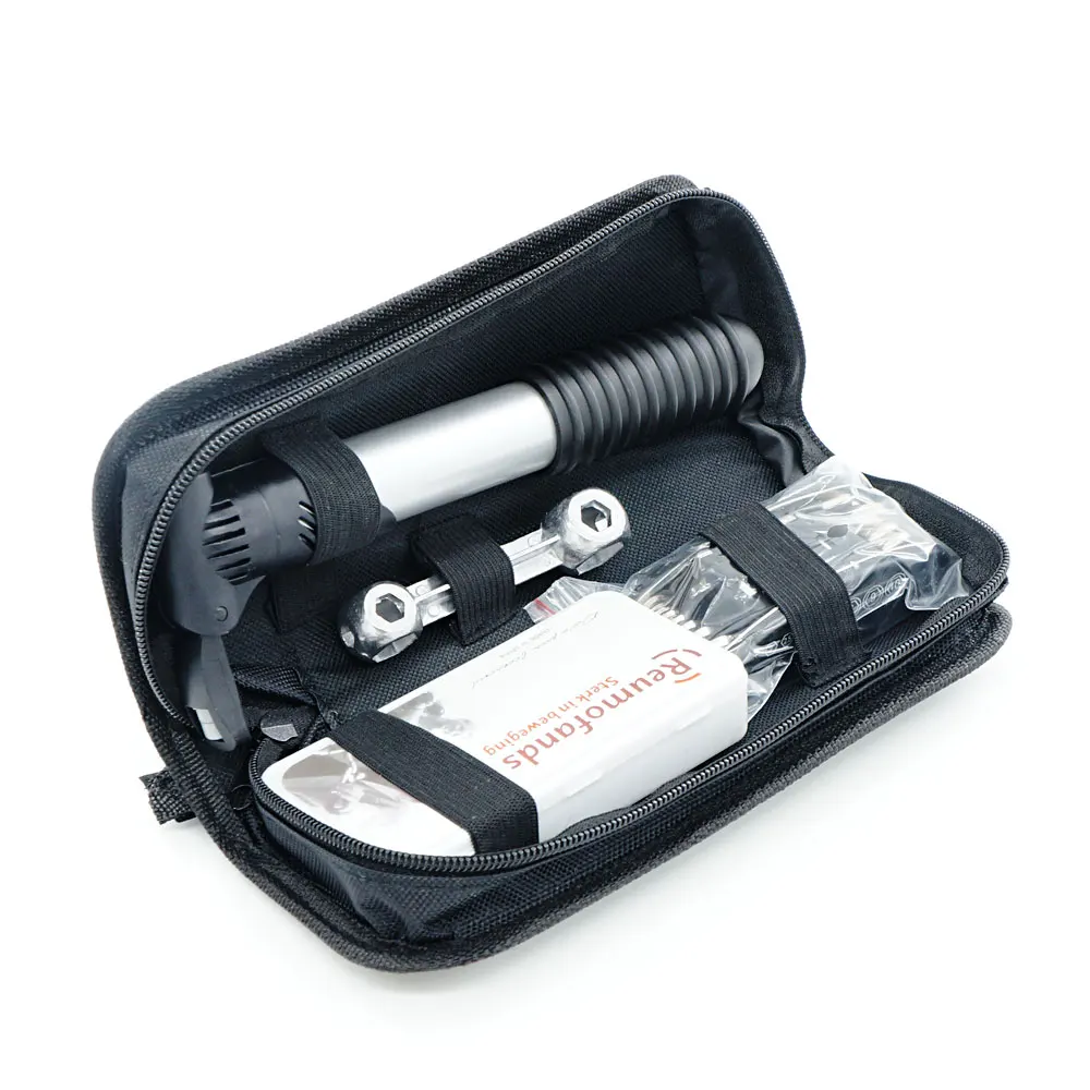 

Portable Bike Tire Repair Kits Bicycle Tool Pump Cycling Puncture Repair Tool Bag Bike With Storage Bag