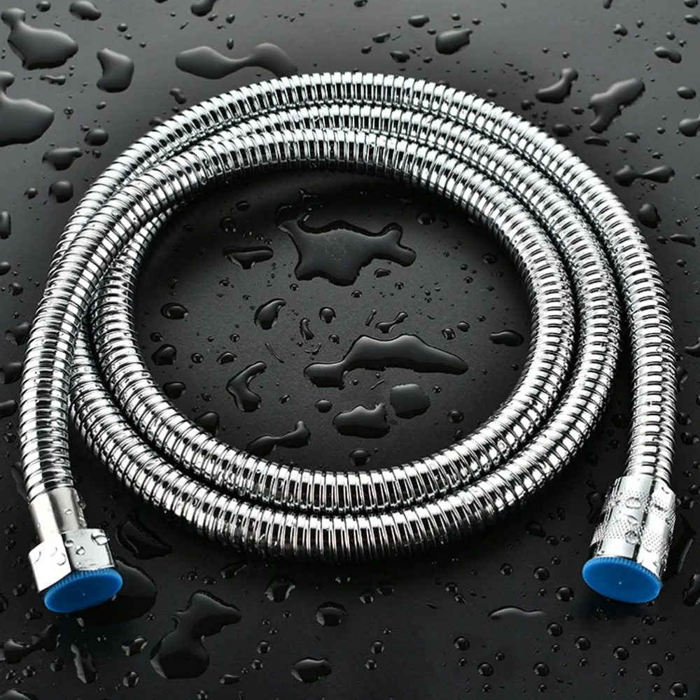 

Size Handheld Sets with 1.5m Plating Hose and Holder for Bathroom and Lavatory (Silver)