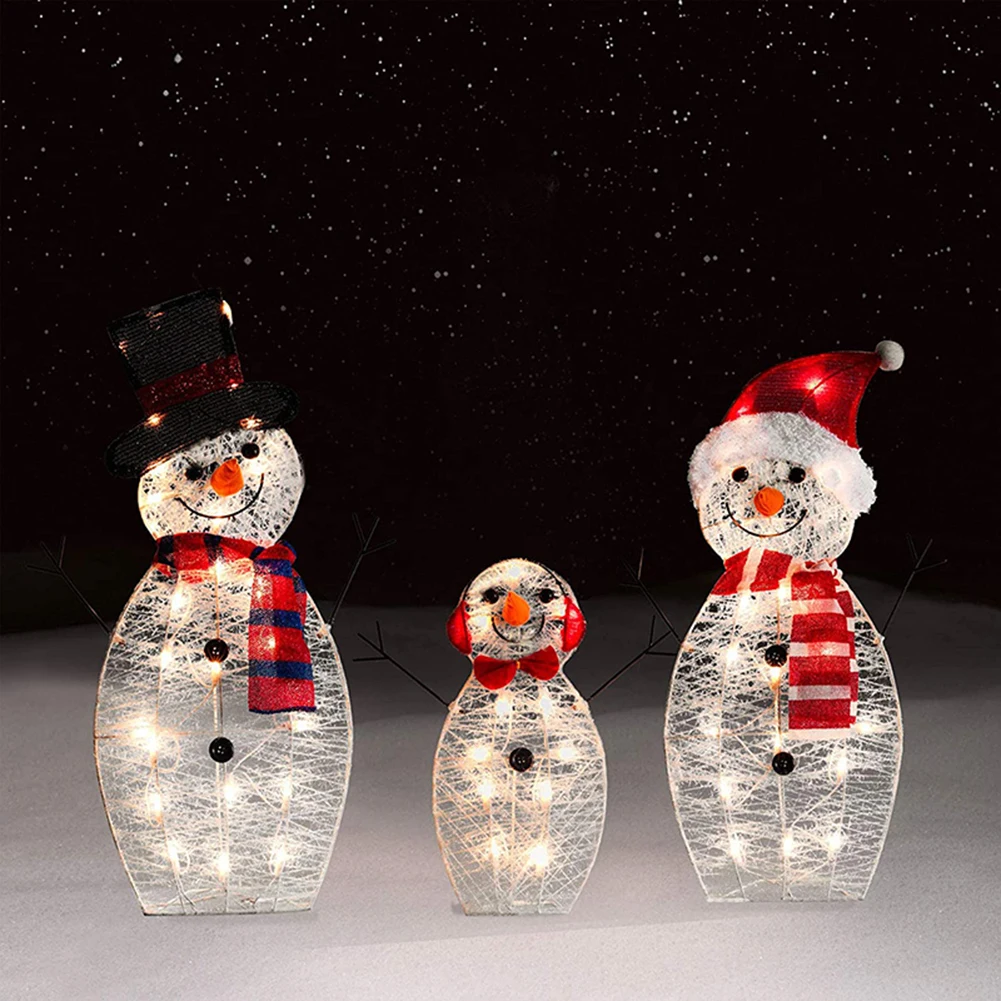 

Christmas Snowman LED Light New Year Decorations for Home Outdoor Christmas Decorations for Home Holiday Lighting