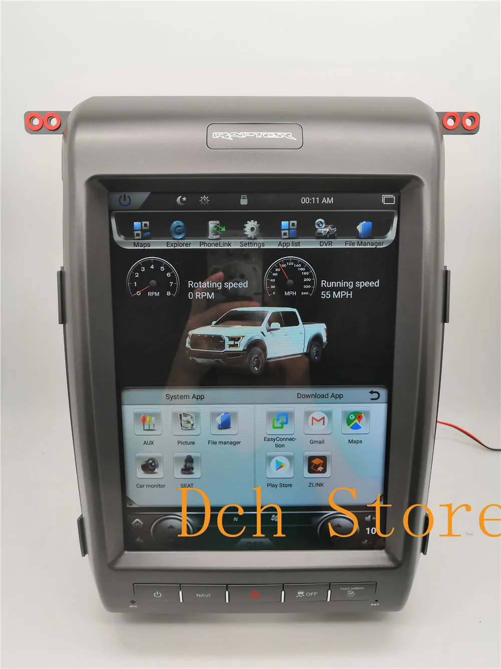12,1 дюймов вертикальный tesla стиль Android 8,1 автомобильный dvd-плеер gps навигация радио для Ford F150 2009-2013 стерео 4 Гб ram 64 Гб rom PX6