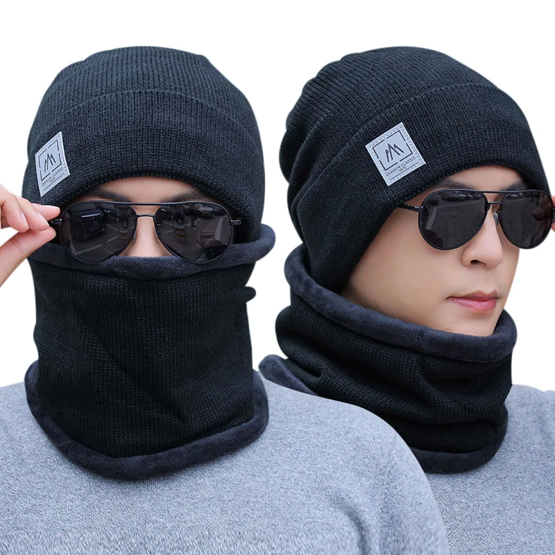 

Шапка-бини шерстяная для мужчин и женщин, теплый вязаный спортивный головной убор с флисовой подкладкой, очень тонкая, для зимы