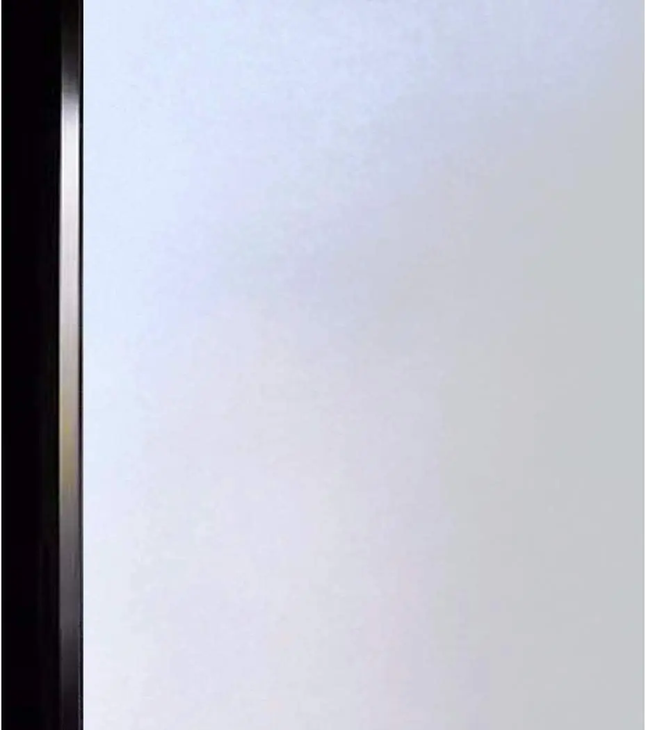 

Multi-size Matte Privacy Window Film White Static Cling Frosted Glass Film Non Adhesive Anti-UV Window Sticker for Office Home