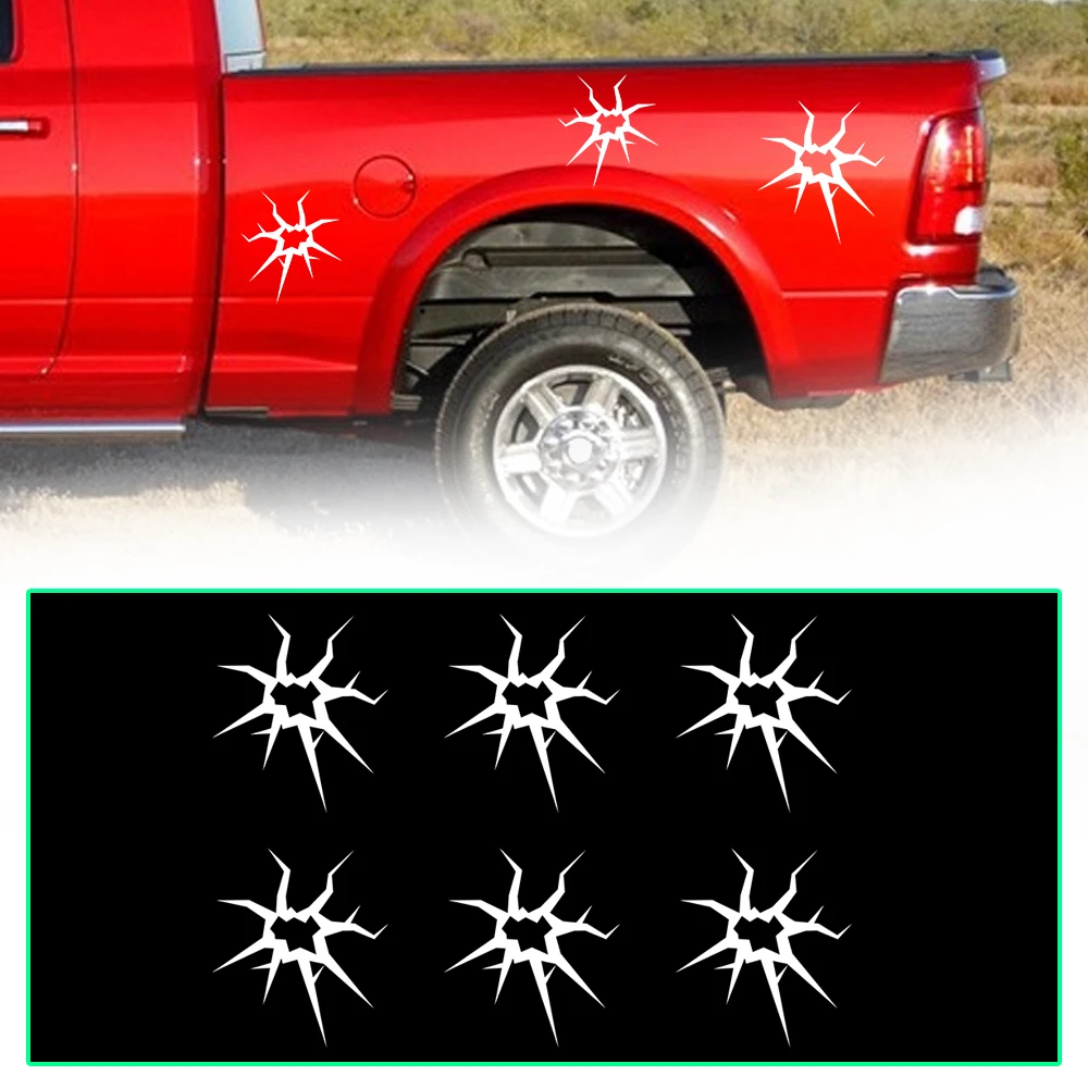 Автомобильная наклейка контейнер для пикапа боковые полосы комплект наклеек