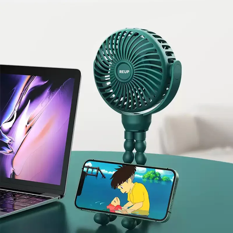 Вентилятор для коляски REUP ручной бесшумный уличный кулер воды без лопасти с