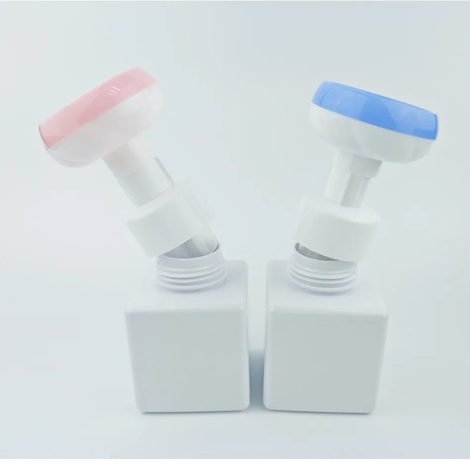

250ML Liquid Soap Dispenser Flower Shape Foam Foaming Pump Lotions Refillable Bottle Liquid Distributor Shower Foam Pump Bottle