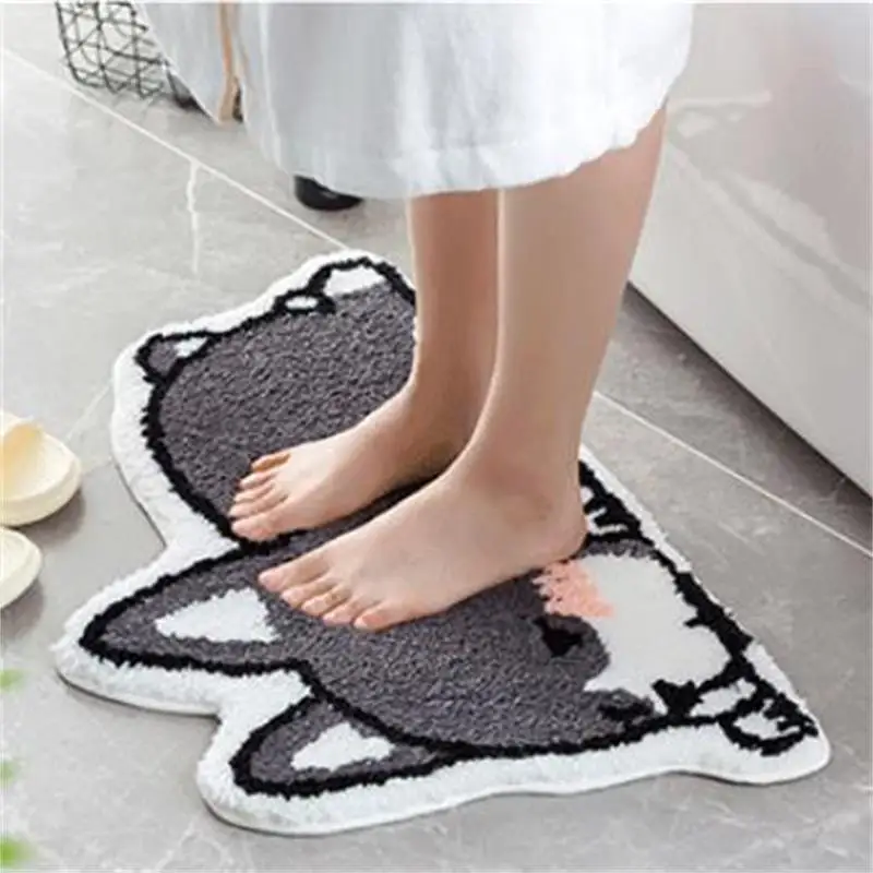 Нескользящий коврик для ванной впитывающий воду мультяшный кухни спальни напольные коврики входной двери