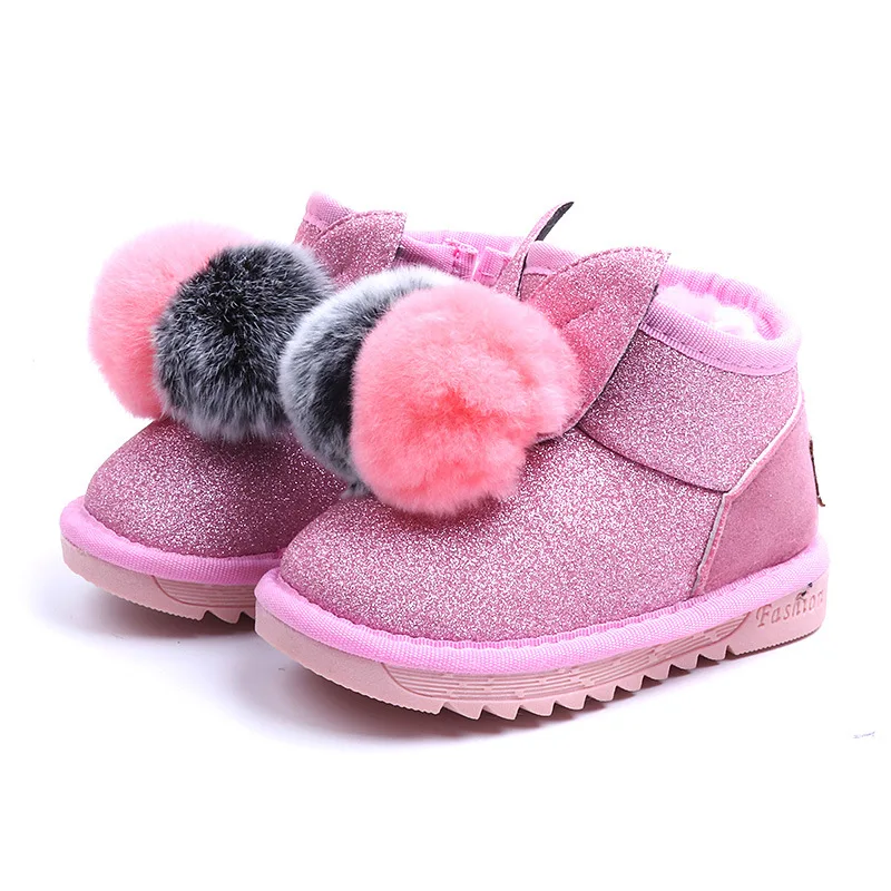 2019 г. Зимняя детская хлопковая обувь для малышей Shoes1 3 лет Детская Нескользящая с
