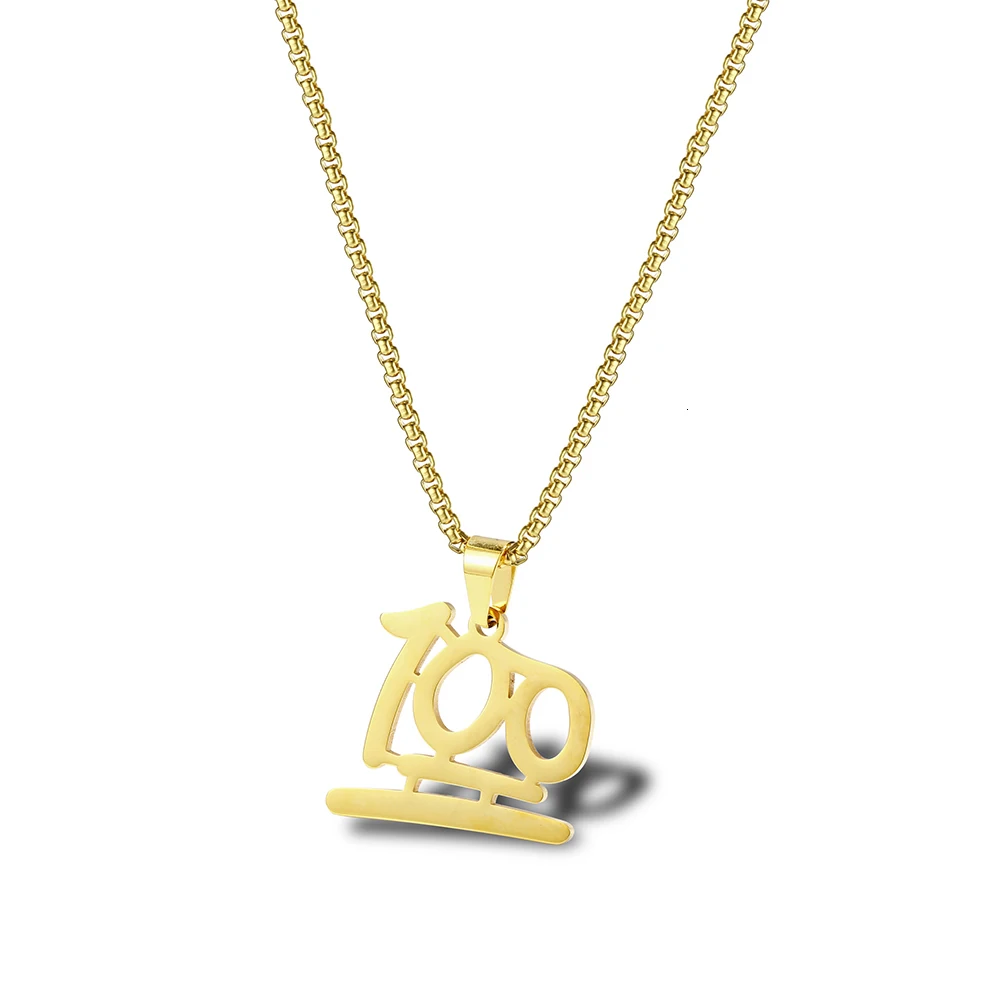 Уникальный Золотой кулон в виде старых английских цифр RIR счастливый