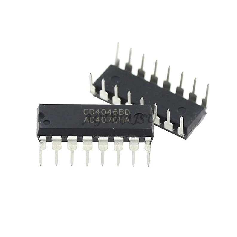 10 шт. CD4046BE DIP16 CD4046 DIP 4046BE 16 CD4046BCN HEF4046BP|dip ic| |