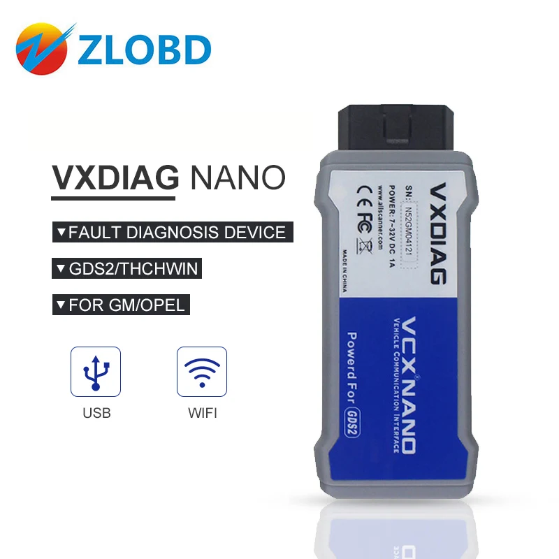 VXDIAG с USB/WIFI для GM/OPEL VCX NANO несколько GDS2 и TIS2WEB Диагностика/программатор в