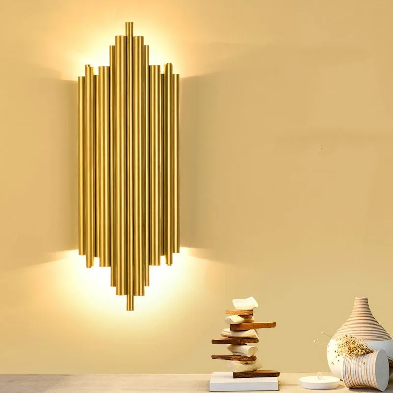 

Роскошный настенный светильник в стиле пост-модерн, лампа для гостиной, спальни, прикроватного столика, коридора, крыльца, ресторана, комнат...