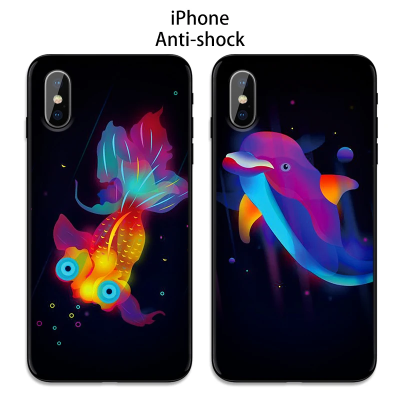 Phone Case For iPhone 11 Pro Max XR XS MAX X black Apple 8 7 6 5s s Plus Soft Silicone TPU Matte Cover Funda para | Мобильные