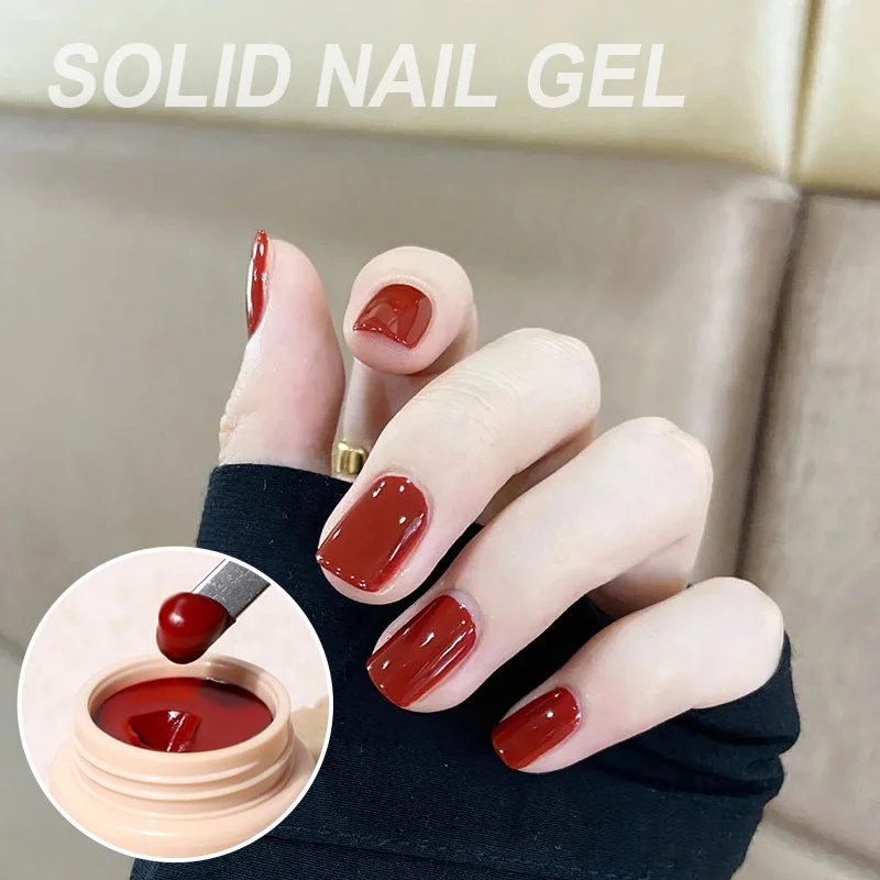 

Solid Canned Creamy Gel 22 Colors Nail Painting Gel Can Soak Off Drawing Line Gel Nail Manicure Kit for DIY Decoration Tools