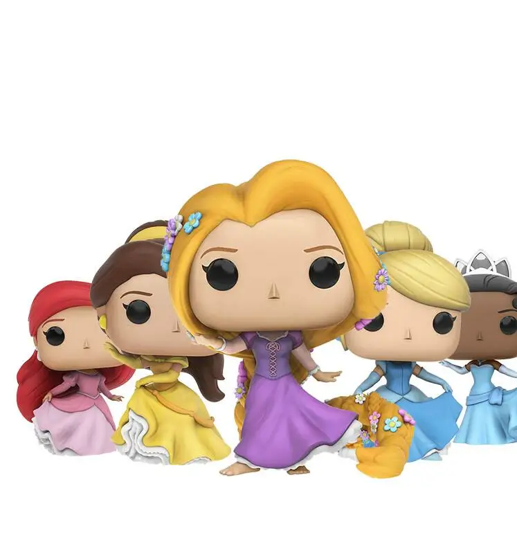 Funko Pop мультфильм принцесса Эльза колокольчик Алиса Анна Белоснежка Золушка