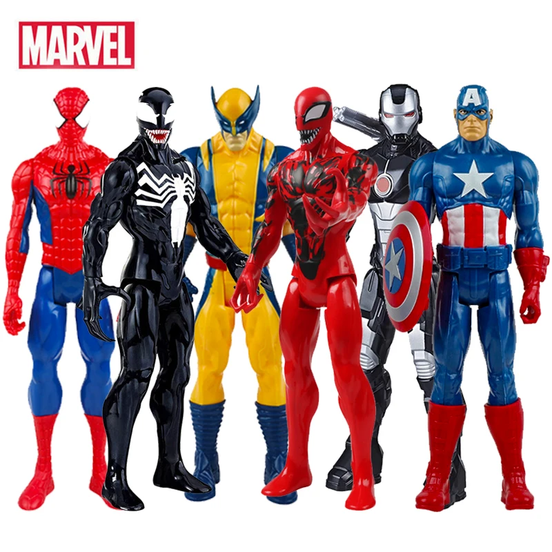 

Marvel Avengers Action Figure Spiderman Hulk Thor Iron Man Groot Toy Anime Figures Hot Toys Gift for Boys