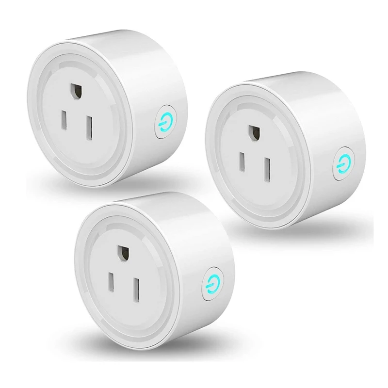 Smart US Plug WiFi Outlet работает с Alexa Google Home функцией таймера дистанционного управления