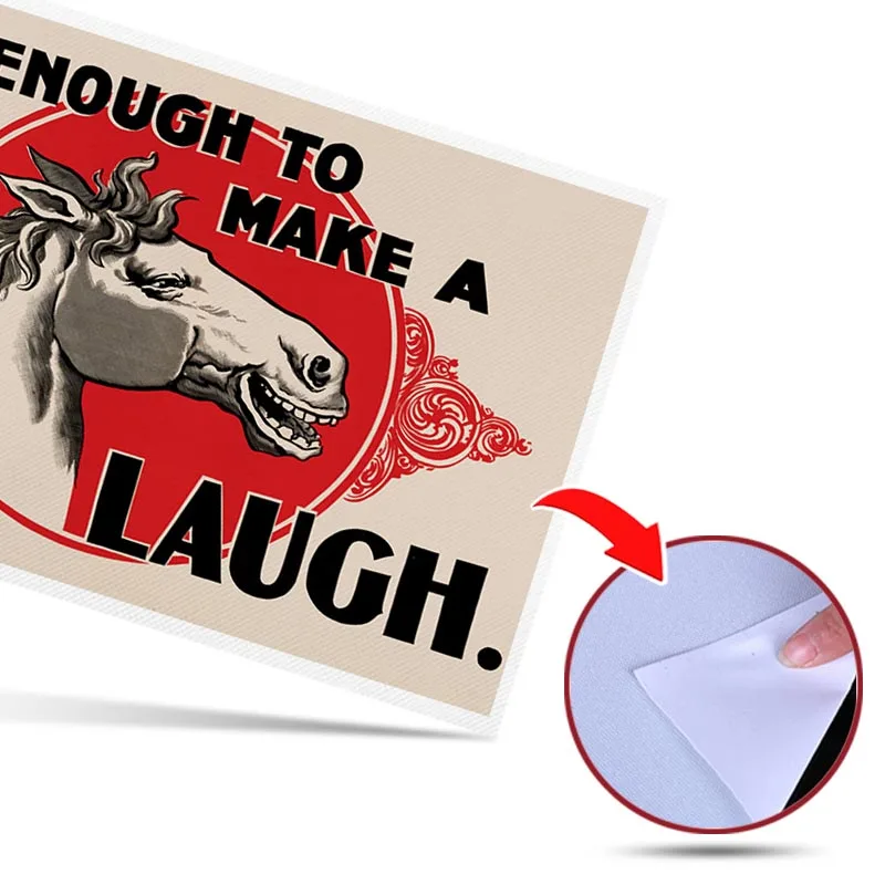 

HUMORISTIC HORSE POSTER Picture Home Decor Nordic Canvas Painting Wall Art Posters and Print