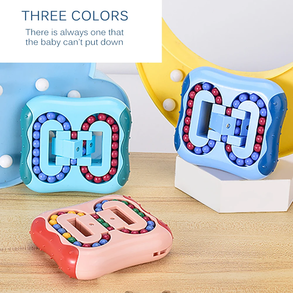 

Rotating Magic Bean Intelligence Fingertip Cube Children's Finger Gyro Magic Disk Educational Cube Toy