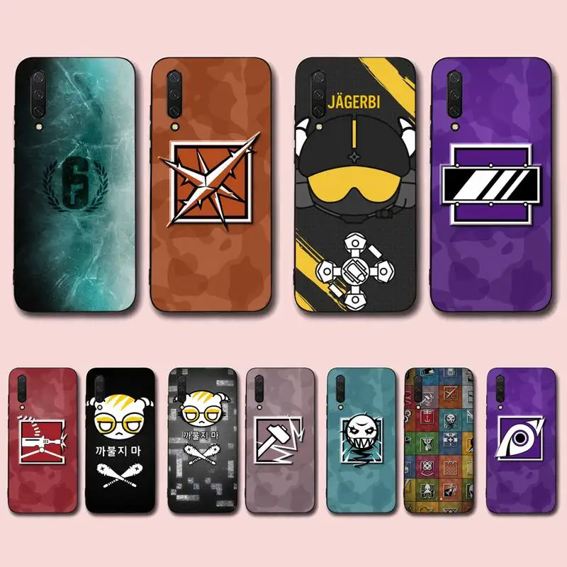 

R6 Rainbow Six Siege Phone Case for Xiaomi mi 5 6 8 9 10 lite pro SE Mix 2s 3 F1 Max2 3