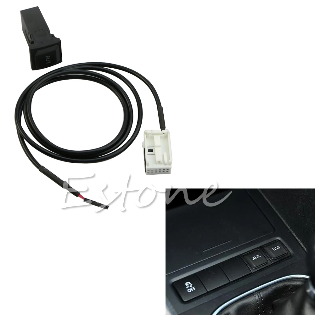 

2019 New arrival AUX Audio In Switch Plug and Cable Fits For Golf RCD510 5KD hot