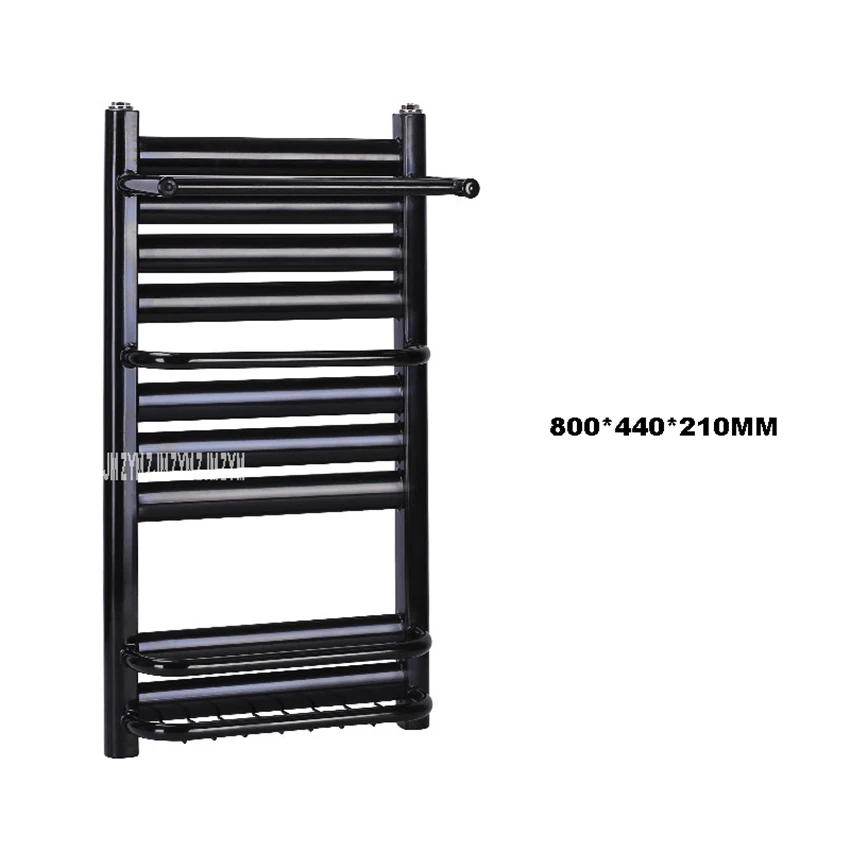 

60/80cm Towel Warmer Thickened Cold-Rolled Mild Steel / Copper Aluminum Compound Electric Heated Towel Rail Heating Towel Rack