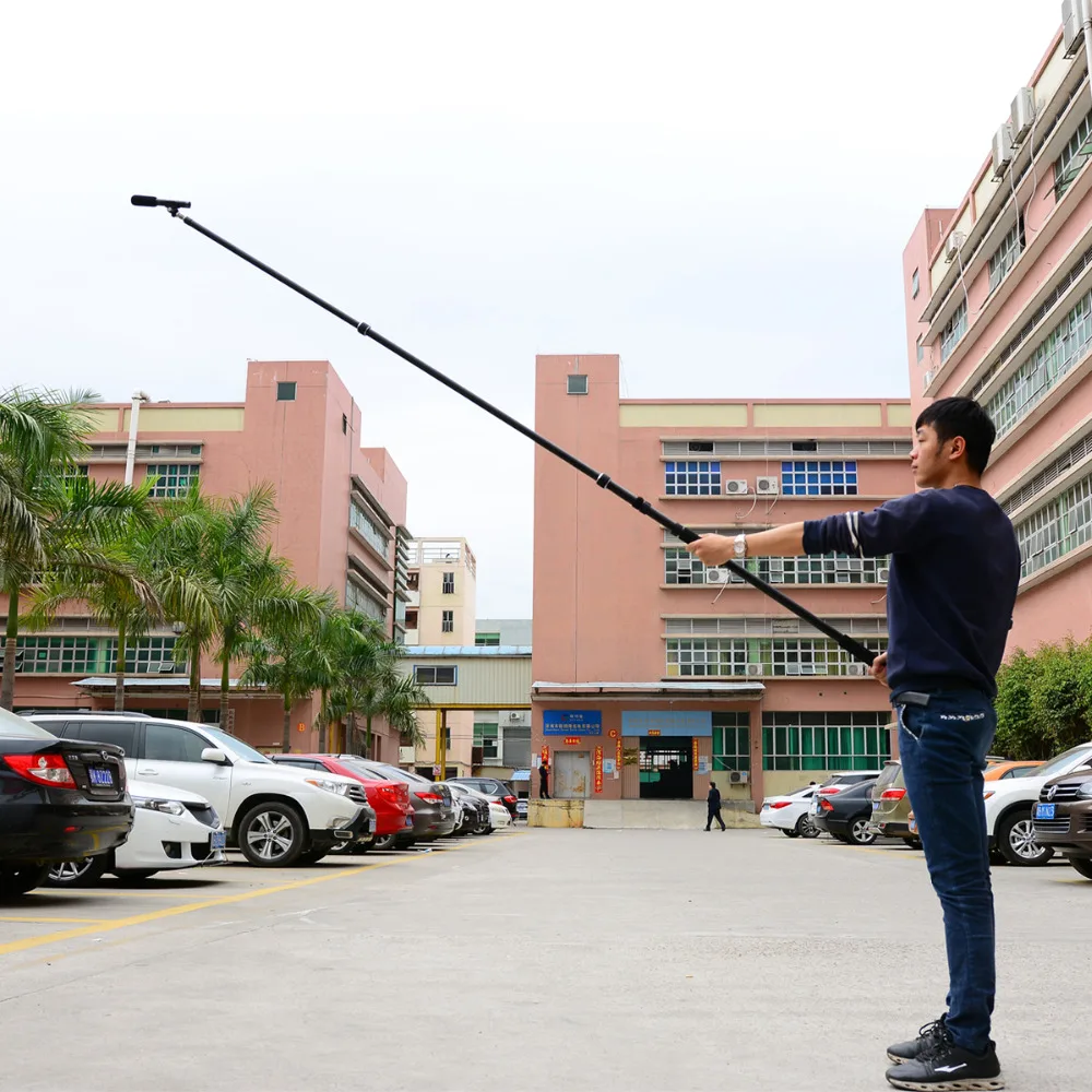 Штатив для микрофона DIGITALFOTO из алюминиевого/углеродного волокна с 3/4 секциями |