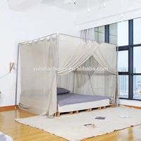 silver coated mesh radiation protection canopy rf shielding mosquito net