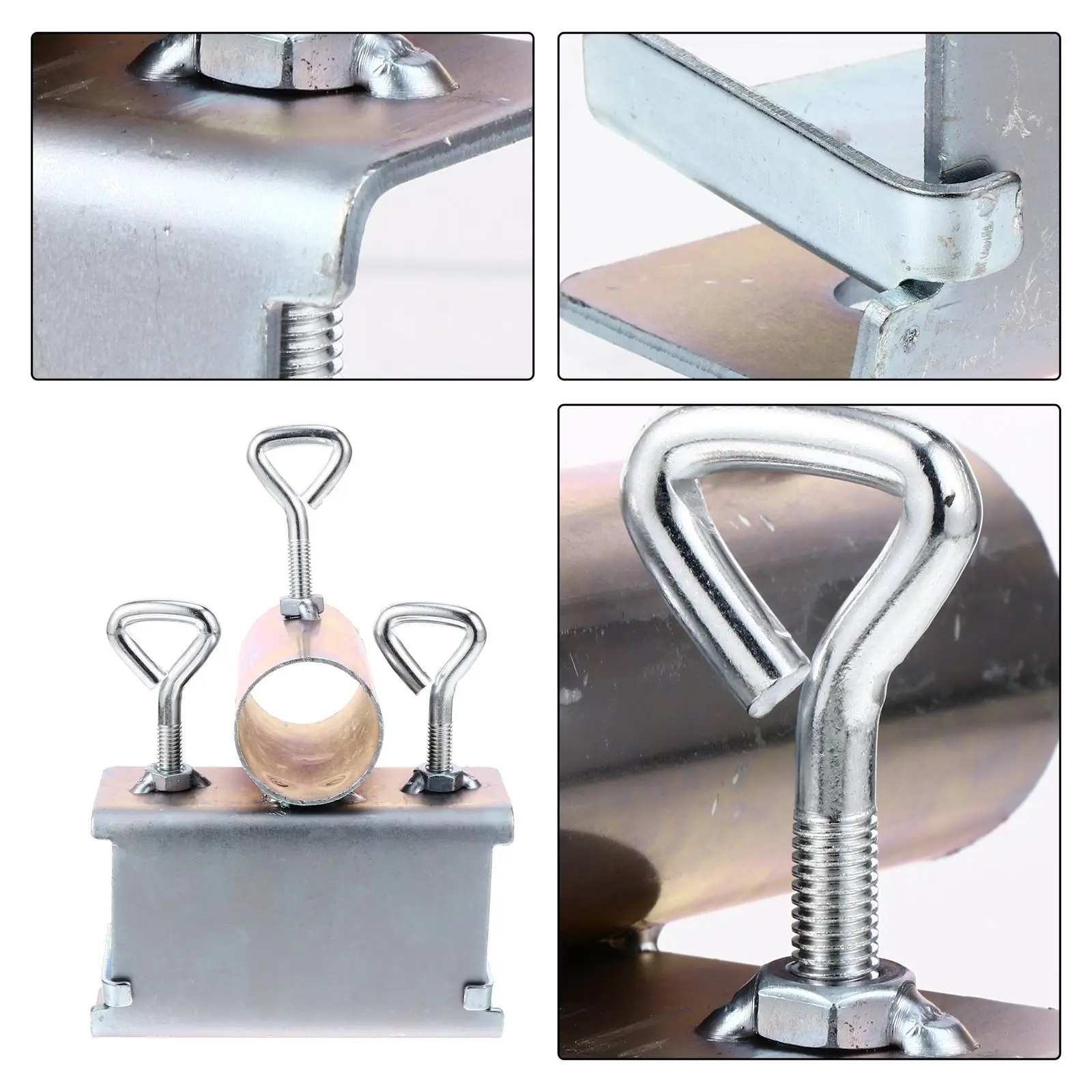 

1 Pc Wear-Resistant Parasol Fixing Stand Alloy Garden Umbrella Fixing Clip For Courtyard Outdoor Home