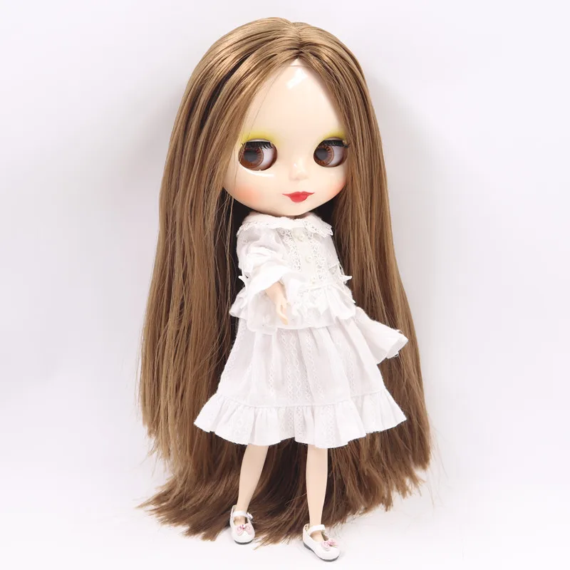 Ледяной обнаженный завод Blyth кукла No.280BL0444 коричневый длинные волосы подходит для изменения игрушки белая кожа Neo