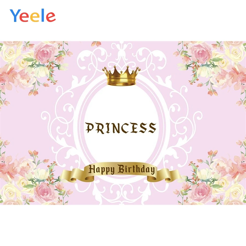 Yeele Корона новорожденный фон для детских праздников цветок счастливый день
