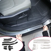 car threshold trim for land rover defender 90 110 2020 2021 stainless steel car door sill protector plate cover trim stickers