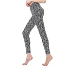 Женские Клетчатые Леггинсы YRRETY, спортивные модные штаны для фитнеса с принтом гусиные лапки, с цветочным принтом, в полоску, в горошек, с леопардовым принтом, черные брюки с высокой талией