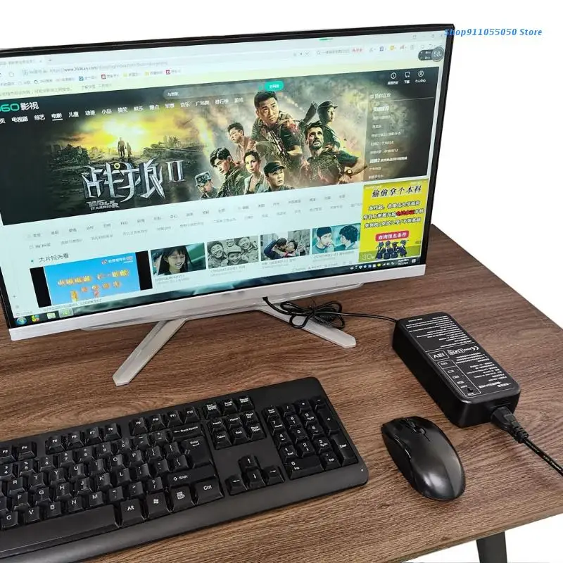 C5AB 10000mAh DC 16V-48V Регулируемый UPS источник питания для всех в одном ПК Polycom телефонов