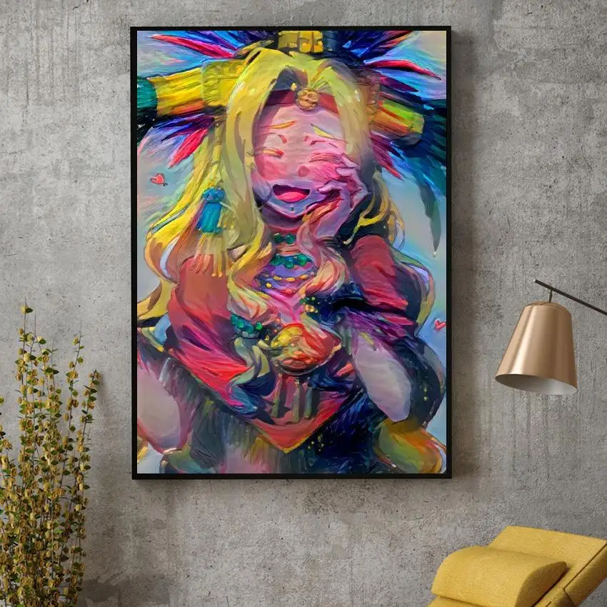 

Watercolor Quetzalcoatl Art Canvas Poster Home Decor Painting No Frame